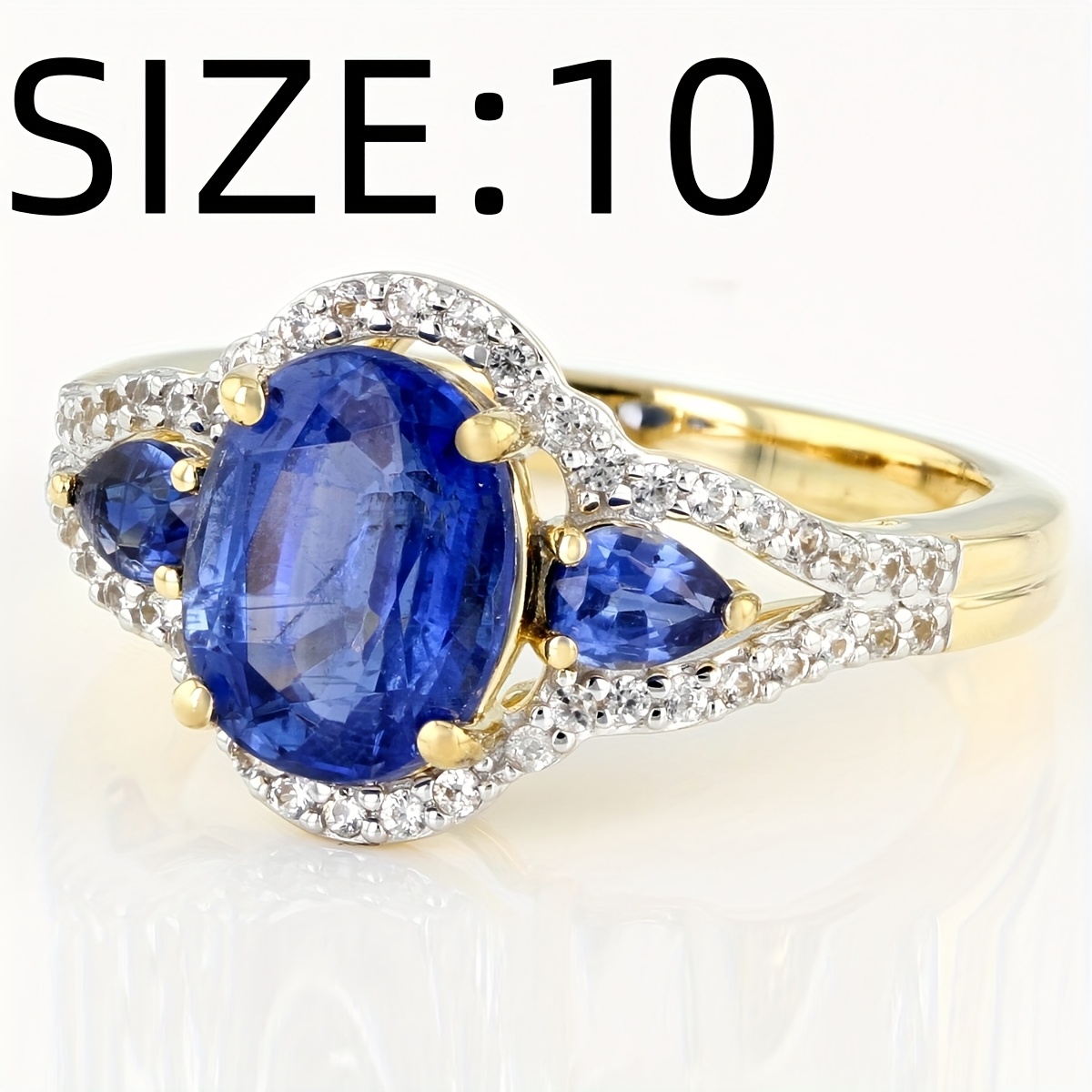 Copper Tone Ring with Synthetic Zircon, Ideal Holiday Gift